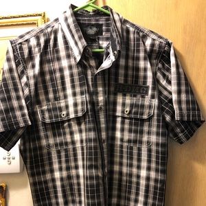 Harley-Davidson Button Snap Shirt       “Slim-Fit”